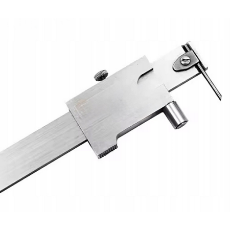 Suwmiarka traserska 0-200 200 mm z rysikiem węglikowym INOX + RYSIK